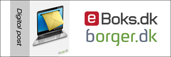 Få på Digital Post, Borger.dk og e-Boks |